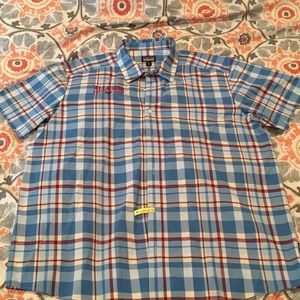 Patagonia/Allagash Brewing Blue S/S Button Down